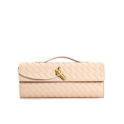 Geflochtene Damen Clutch aus Echtleder – Elegant & Vielseitig