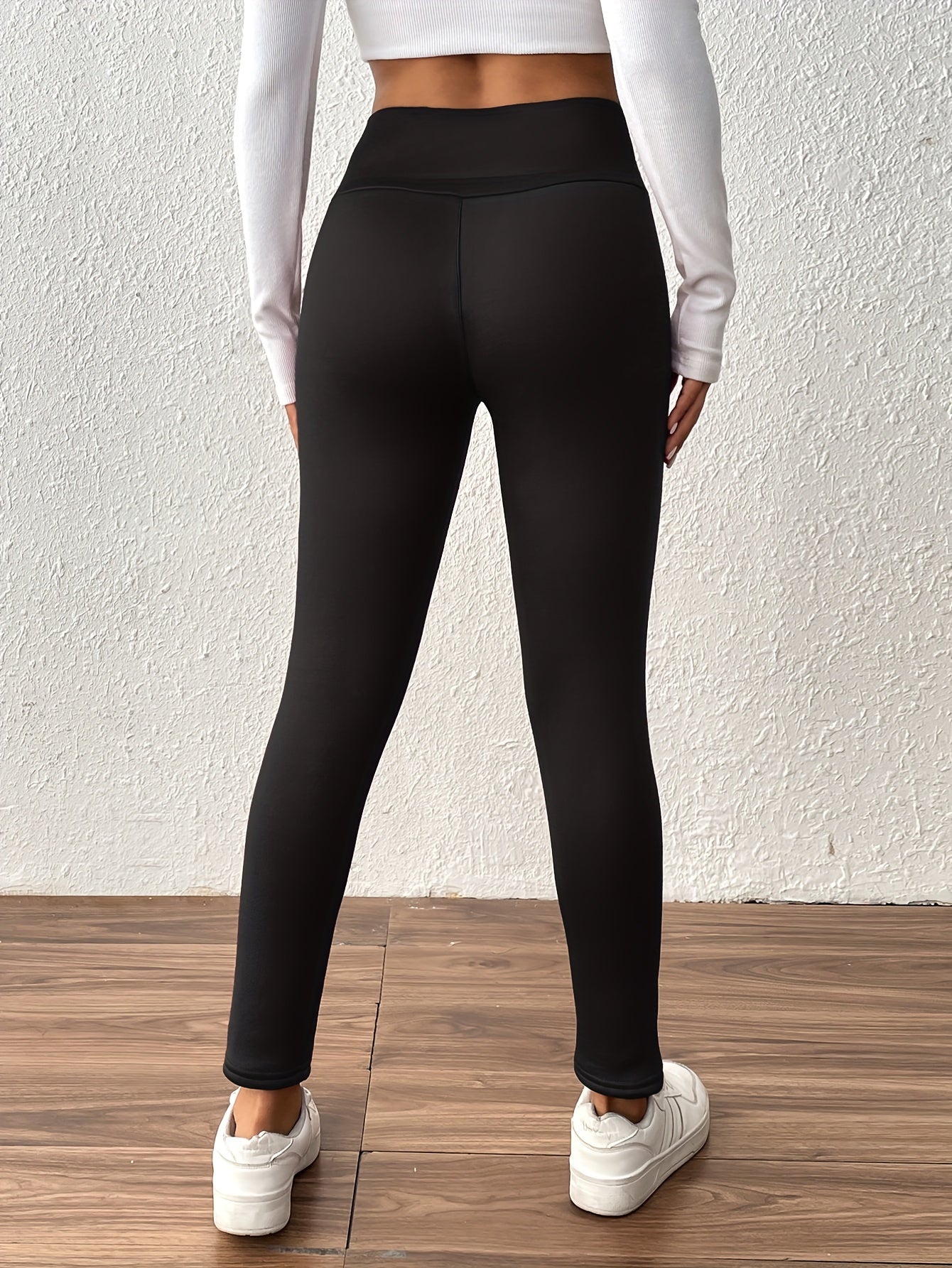 Thermo-Leggings | Weich gefüttert | Hoher Bund