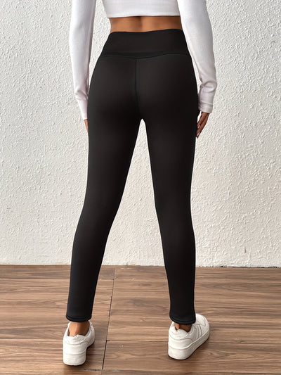 Thermo-Leggings | Weich gefüttert | Hoher Bund