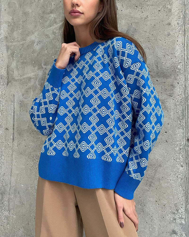 Geometrisches Muster für modernen Stil | Zeitlose Silhouette | Bequemer Tragekomfort