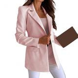 Franziska | Zeitloser Und Eleganter Damen Blazer in Rosa