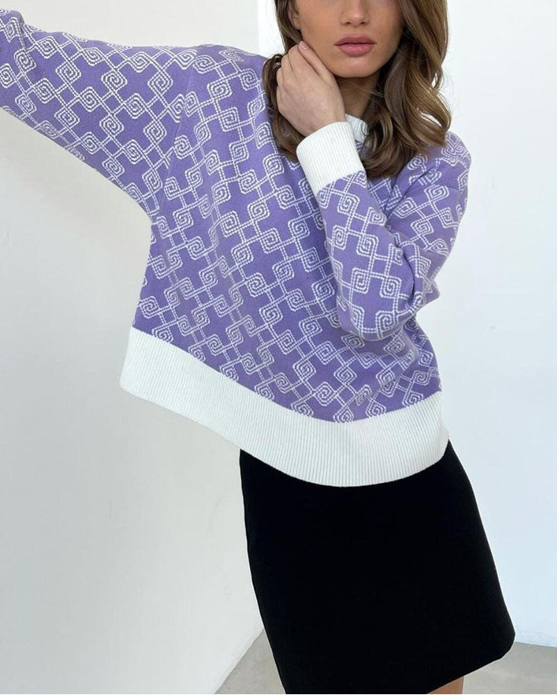 Geometrisches Muster für modernen Stil | Zeitlose Silhouette | Bequemer Tragekomfort