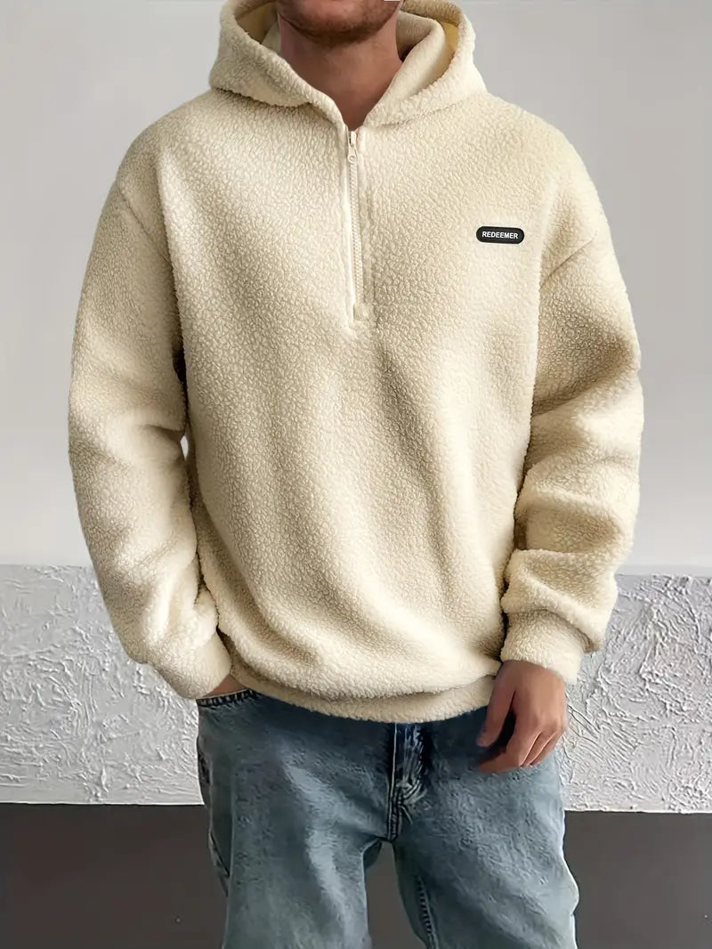 Drew - Coole flauschige Snuddie-Kapuzenpullover für Männer