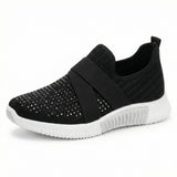 Amelia | Orthopädische Slip-On Sneaker Für Damen Mit Komfortabler Passform in Schwarz