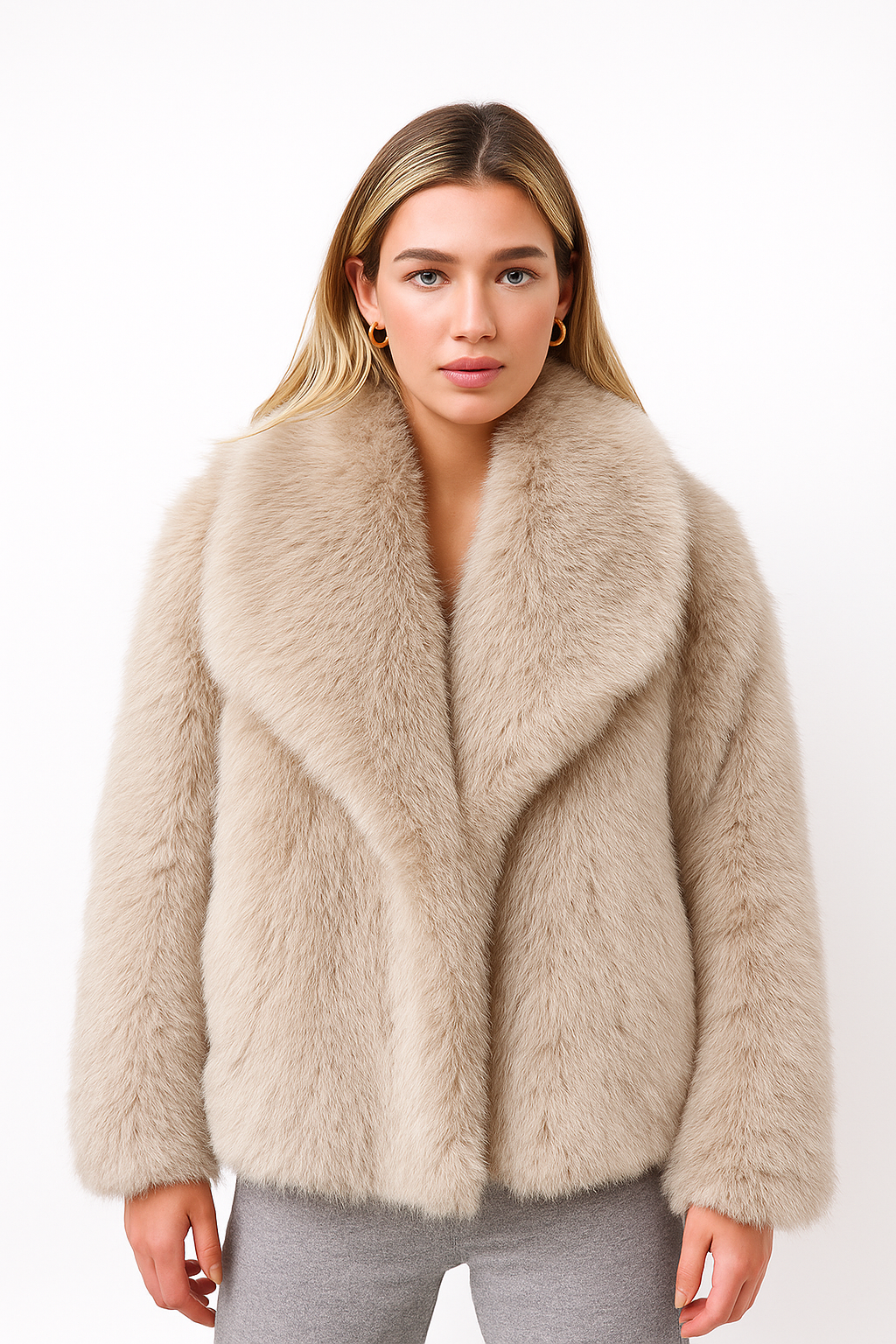 Clara | Bequemer Kunstpelz Mantel für Damen Winter