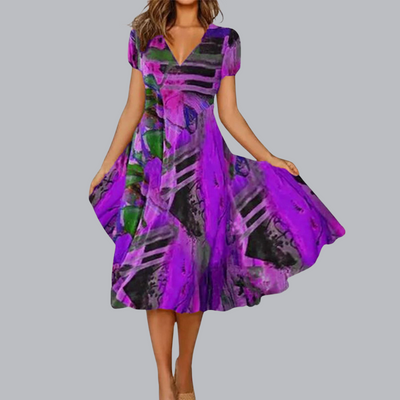 Dietlind™ | Luftiges Midikleid mit schwingendem Rock