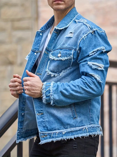 Harrison - Slim-Fit-Denim-Jacke für Männer