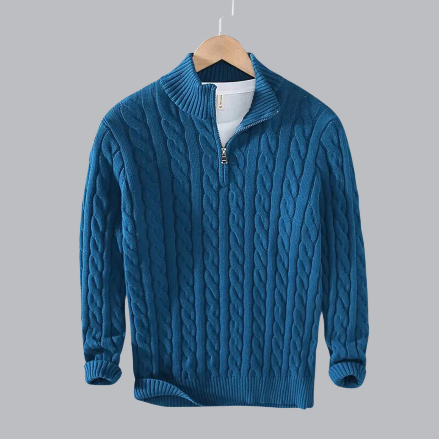 Leon™ | Strickpullover mit Reißverschluss