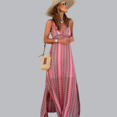 Seraphine™ | Tribal Boho Halterneck Maxikleid