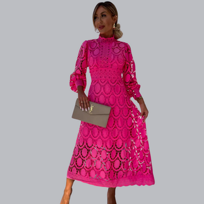 Jule™| Romantisches und elegantes Midi-Kleid