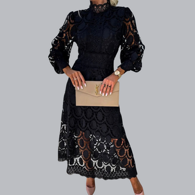 Jule™| Romantisches und elegantes Midi-Kleid