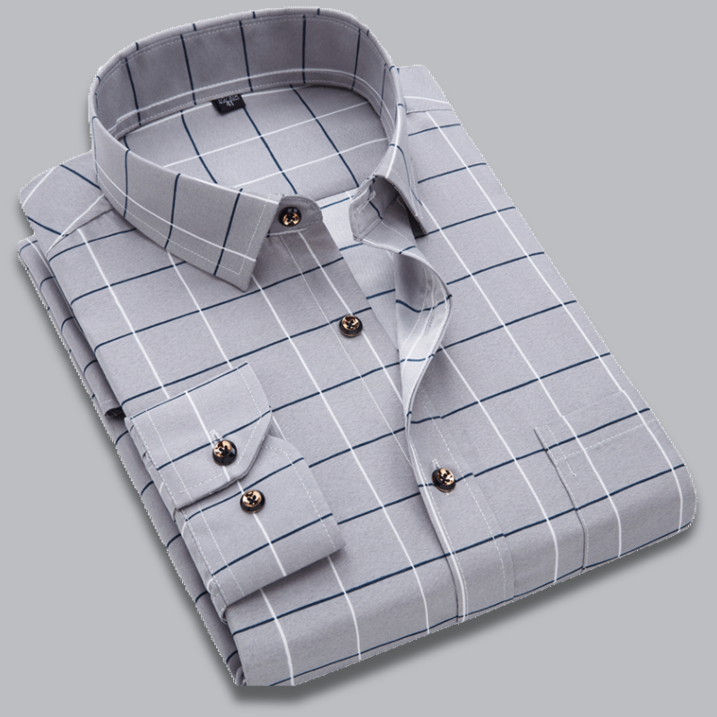 Bernd™ | Premium Hemd in Grau