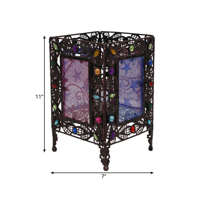 Metalluxe – Art Deco Stehlampe mit rustikalem Metalldesign