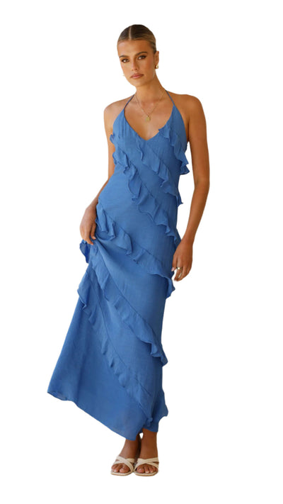 Vanessa - Moderne lange Kleid