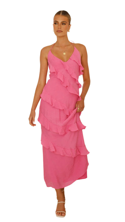 Vanessa - Moderne lange Kleid