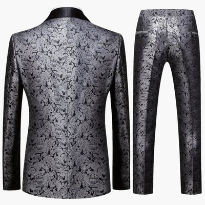 Eleganter 3-teiliger Slim-Fit-Anzug für Herren - Modernes Design