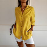 Shanelle - Stilvolle Sommerbluse für Damen in Gelb