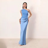 Keena - Elegantes Maxikleid in Blau