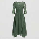 Anitta - Elegantes, bequemes und lockeres Damenkleid in Grün