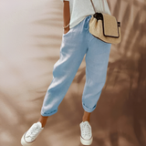 Johanna - Damen Sommerhosen, lässig und elegant in Blau