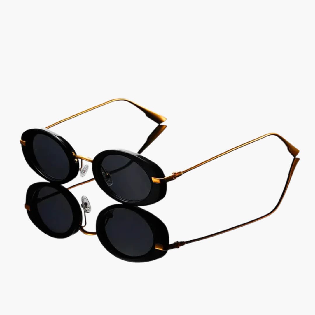 Damen Sonnenbrille mit runden Gläsern und UV-Schutz
