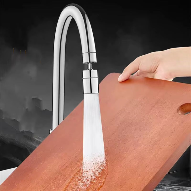 SprayMaster 360° Verstellbarer Wasserhahnaufsatz mit Doppelstrahlmodi