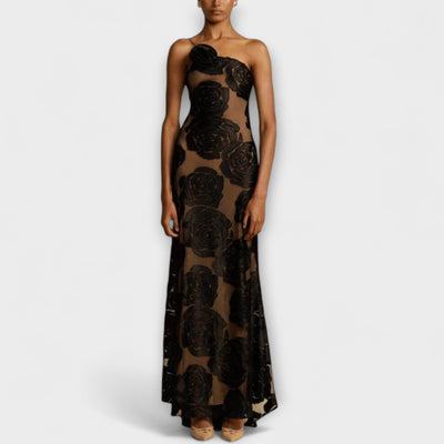 Sara - Florales Maxikleid