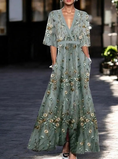 Heidi-Mode | Farbliche Maxi-Kleid