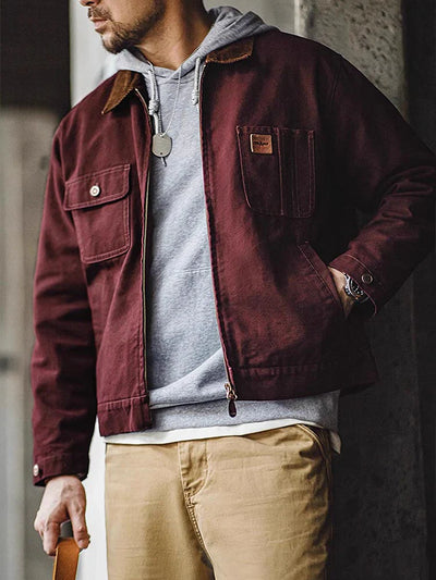 Julian - Maden – Retro-Jacke mit Cordkragen