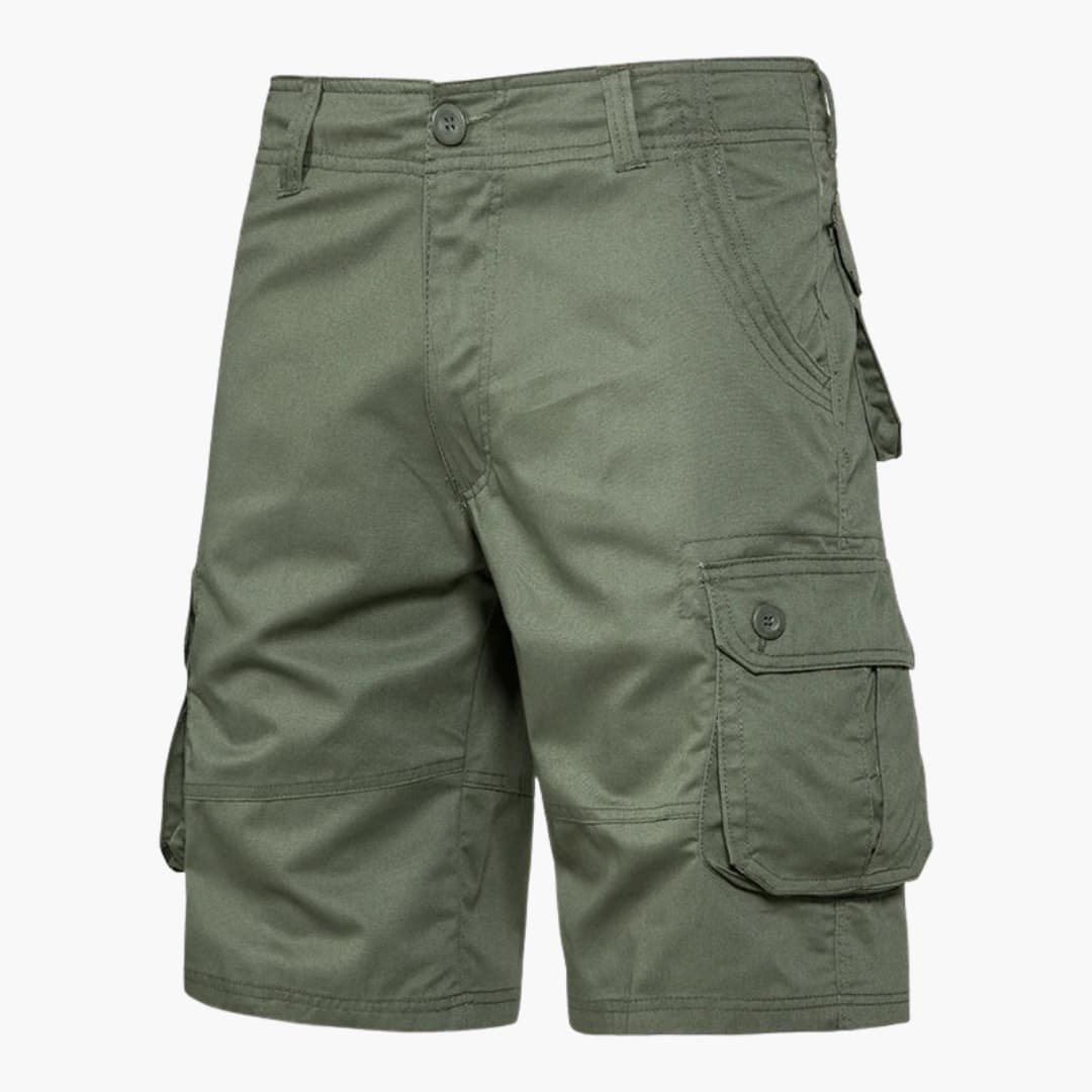 Herren Sommer Cargo Shorts mit Taschen und knielangem Schnitt