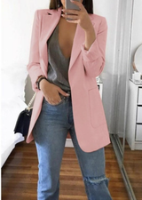 Trendy Damen Blazermantel - Elise in Rosa