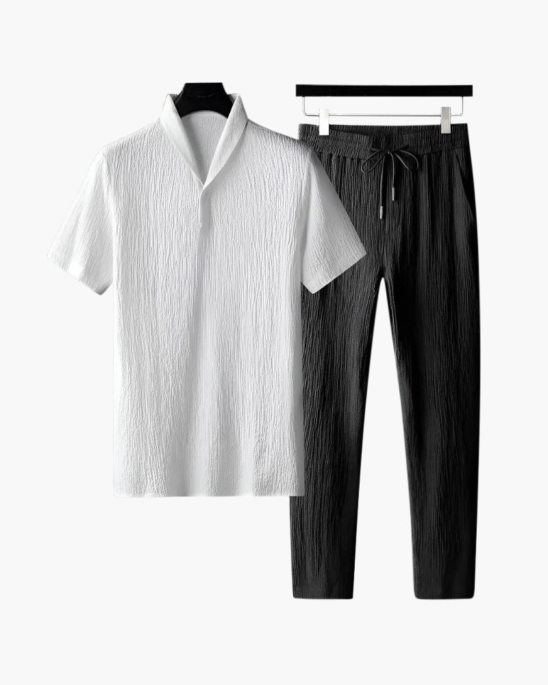 Nolan | Herren-Zweiteiler-Set Kurzarmshirt & Hose Sommer-Set