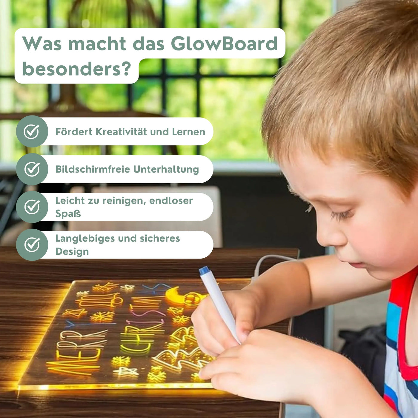 GlowBoard™ | LED-Zeichenbrett für die Entwicklung