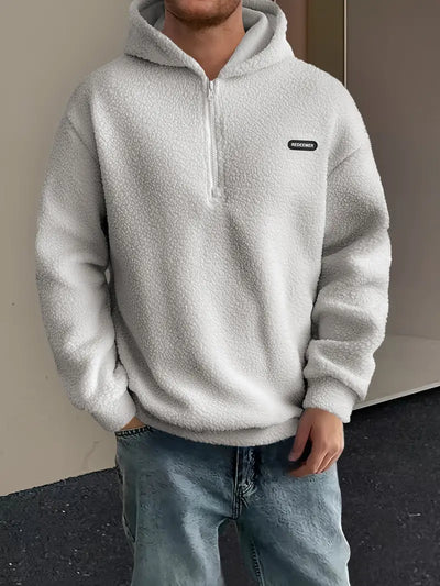 Drew - Coole flauschige Snuddie-Kapuzenpullover für Männer