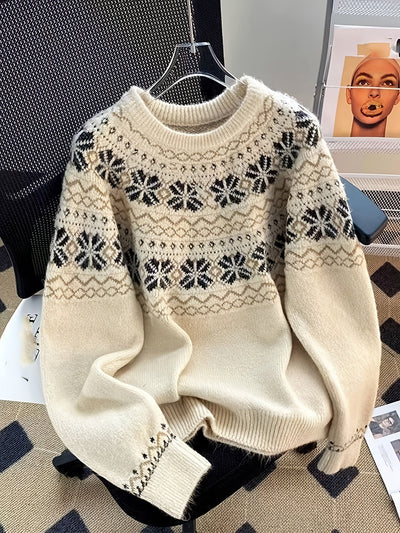 James | Vintage Isländischer Pullover