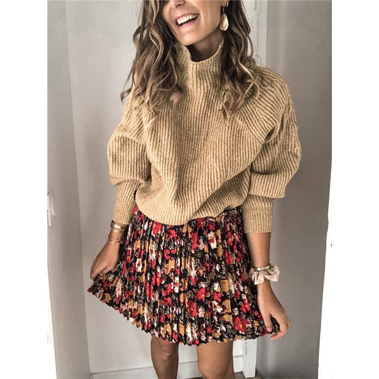 Strickpullover mit Stehkragen | Lässiger Komfort | Vielseitiger Stil