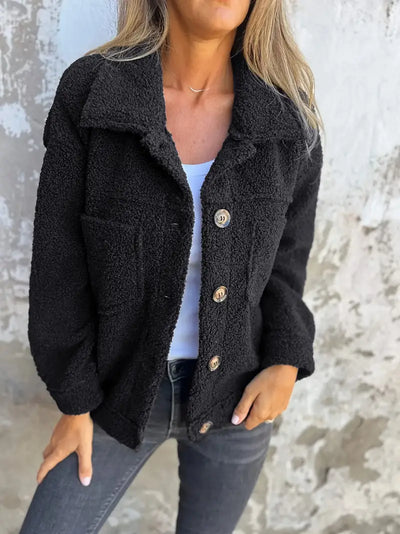 Damen Jacke Teddy Damen | Klassisch Komfortabel