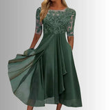 Rhonda - Elegantes Damen-Spitzenkleid in Grün