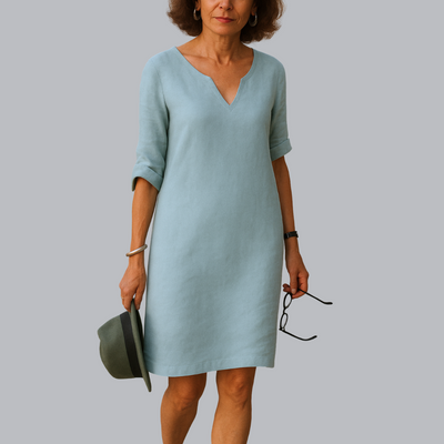 Rohesia™ | Elegantes V-Ausschnitt Kleid