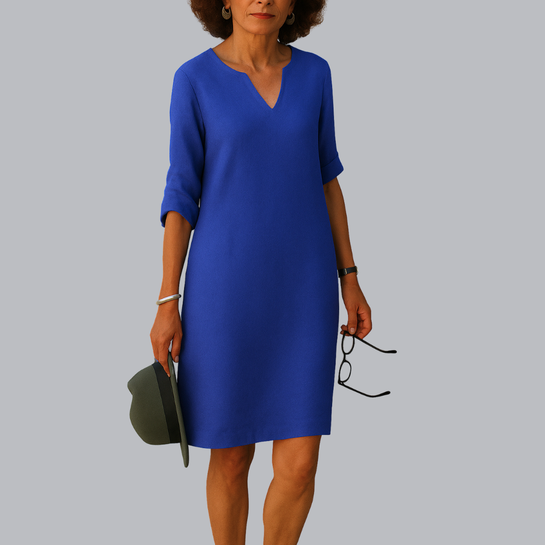 Rohesia™ | Elegantes V-Ausschnitt Kleid