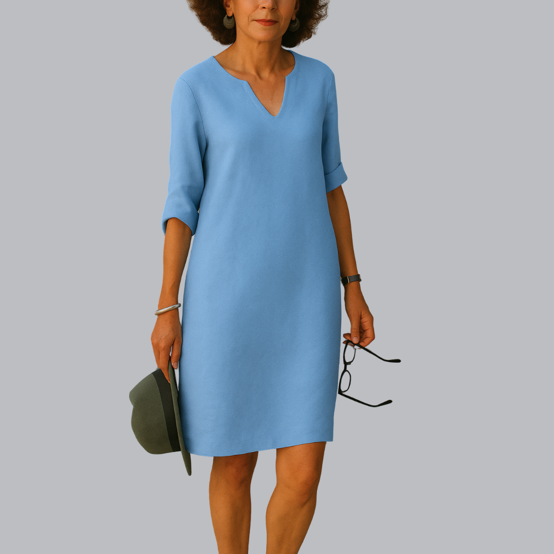 Rohesia™ | Elegantes V-Ausschnitt Kleid