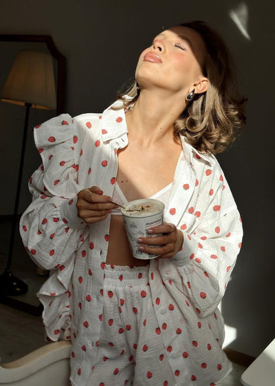 Stylisches zweiteiliges Set | Lockere Passform & Rüschendetails | Stylische Leichtigkeit