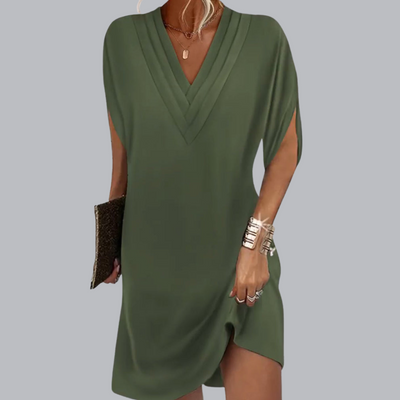 Augusta™ | Elegantes Kleid mit V-Ausschnitt