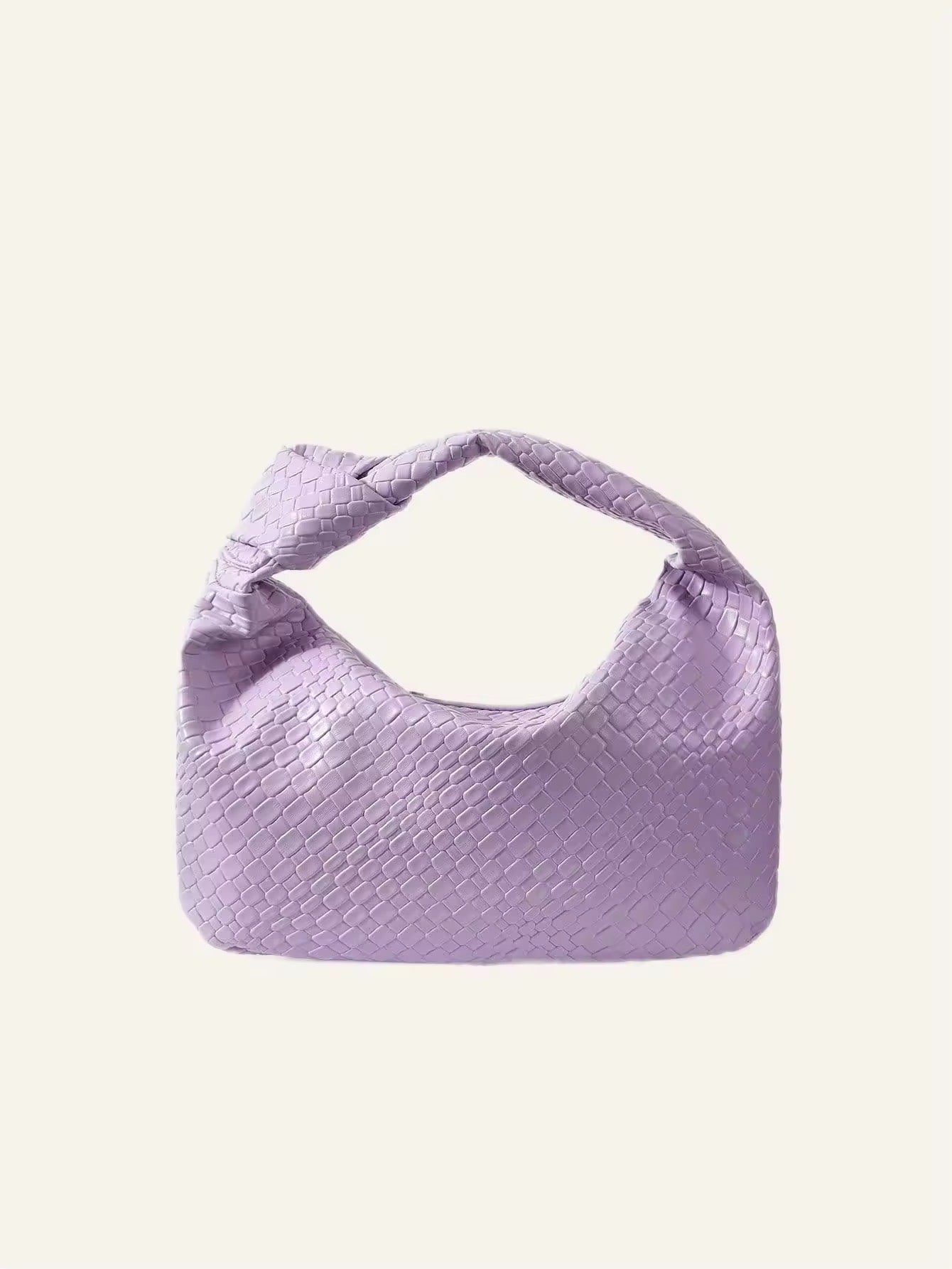 Heidi-Mode | Gewebte Hobo Tasche aus Leder