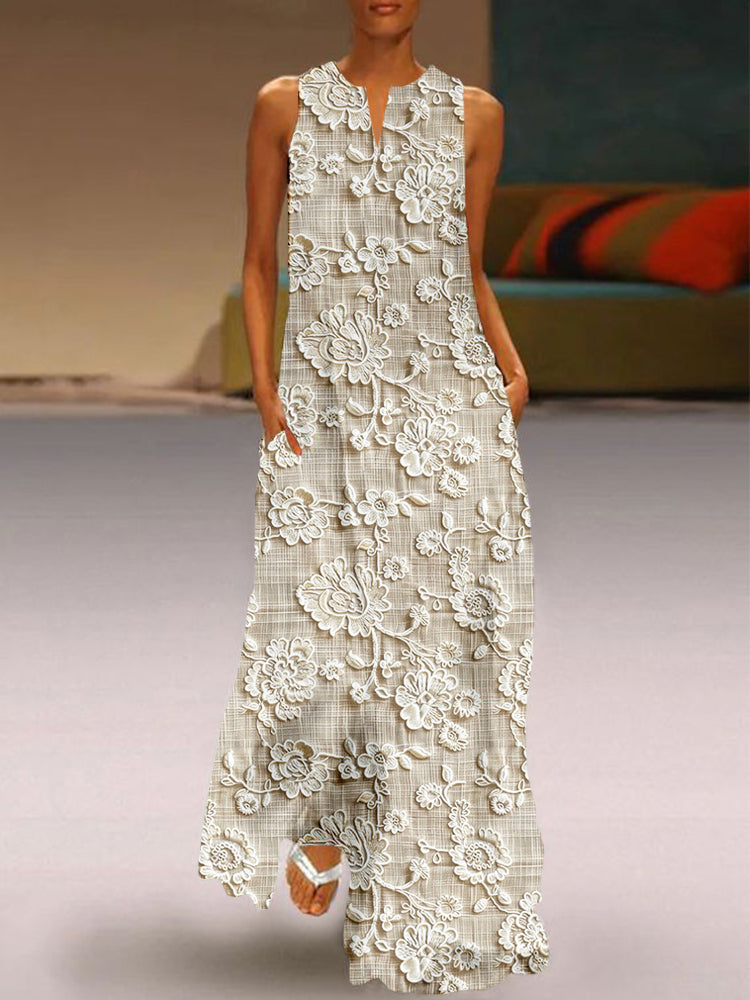 VanBruggen | Jurk met Kantprint