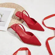 Chantalle - Summer Whisper, Elegante Damen-Slingback-Sandalen mit spitzem Zeh