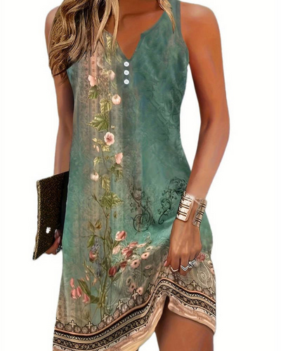 Damen Elegantes Ärmelloses Kleid | Mini