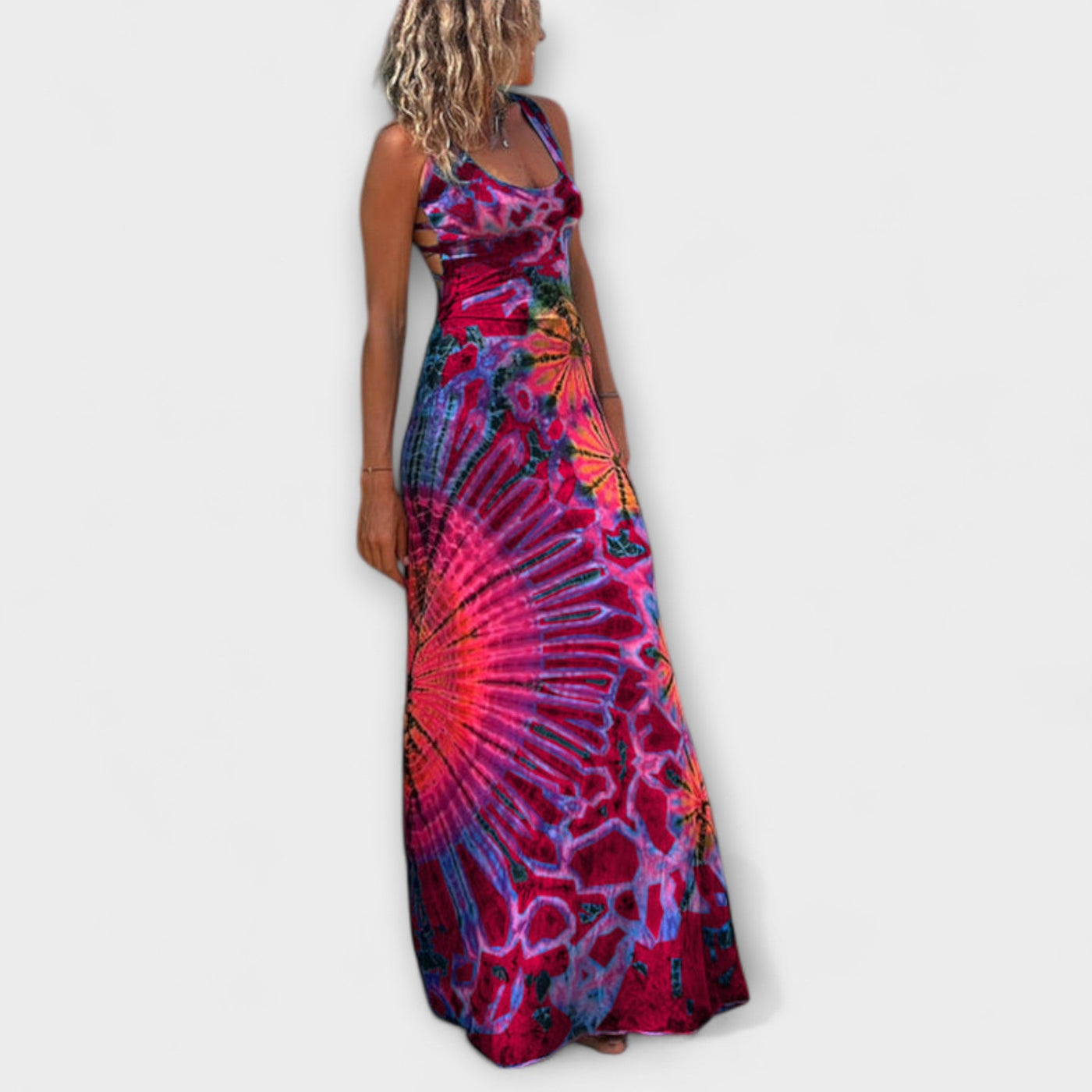 Ronja - La Bamba Tie-Dye Print Maxikleid
