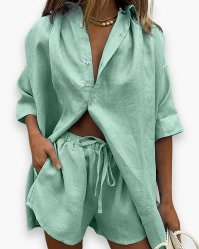 Damen Elegantes Twin Set | Zweiteiliges Set