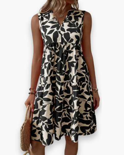 Damen Elegantes A-Linien Kleid | Sommer